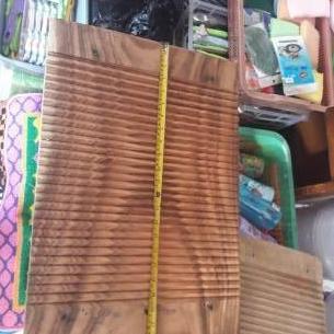 Papan Cuci Baju Kayu Jati / Penggilasan Baju Kayu Jati 40Cm X 60Cm