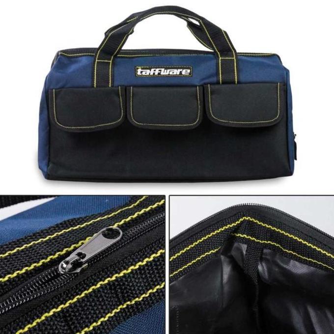 Miliki Tool Bag Besar Waterproof 13 16 18 Inch Taffware A03403 Tas Perkakas Toolkit Storage