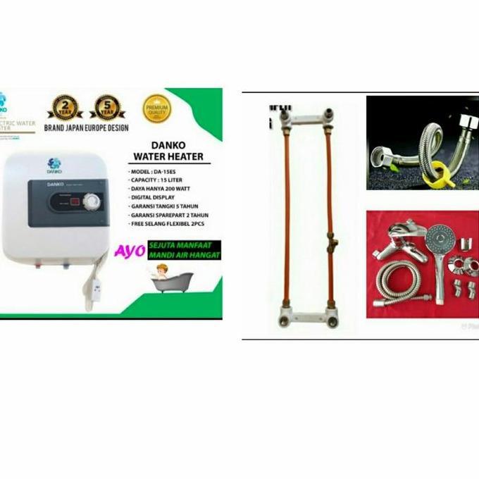 Paket Water Heater 15 Liter Tanpa Bobok