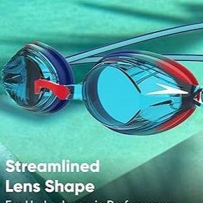 Terjangkau Speedo Kacamata Renang Anak Vengeance Junior Biru Merah Original Untuk Lomba & Pelatihan 