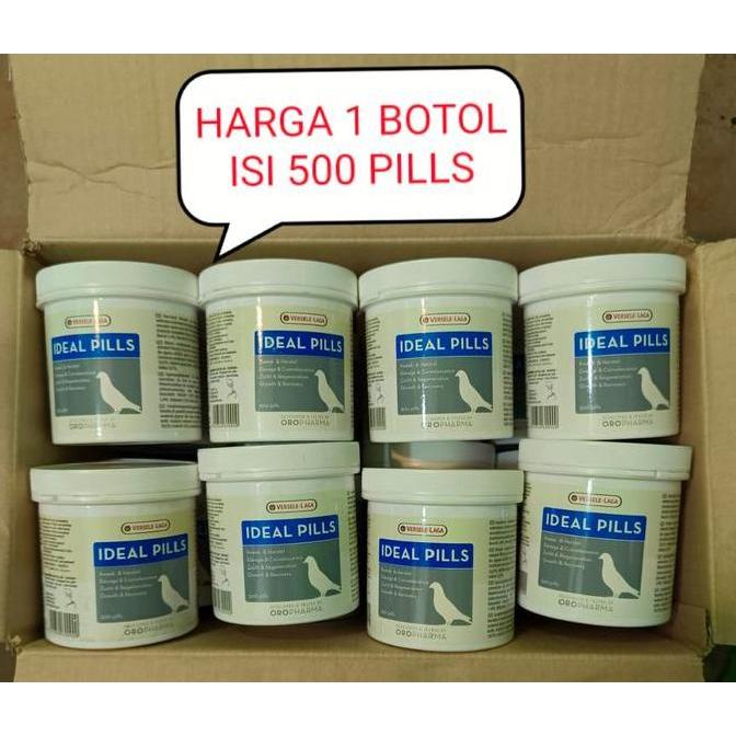 PIL IDEAL VERSELE LAGA VITAMIN BURUNG ( 1 BOTOL 500 PILS) IDEAL PILLS AME