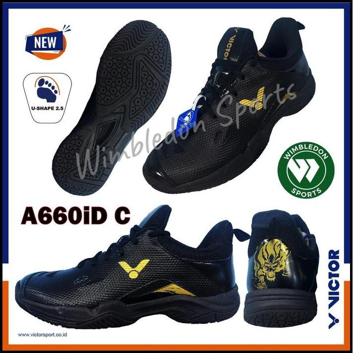 Sepatu Badminton Victor A660iD C / Sepatu Victor A 660iD C best seller
