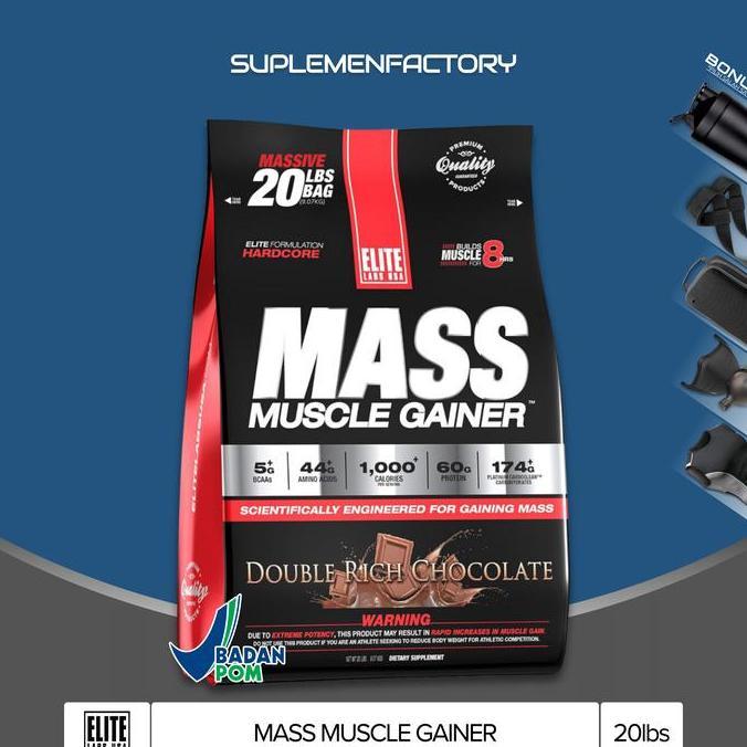 Uahsahabattani_ - Elite Labs Mass Muscle Gainer 2 Lbs Susu Penambah Massa Otot