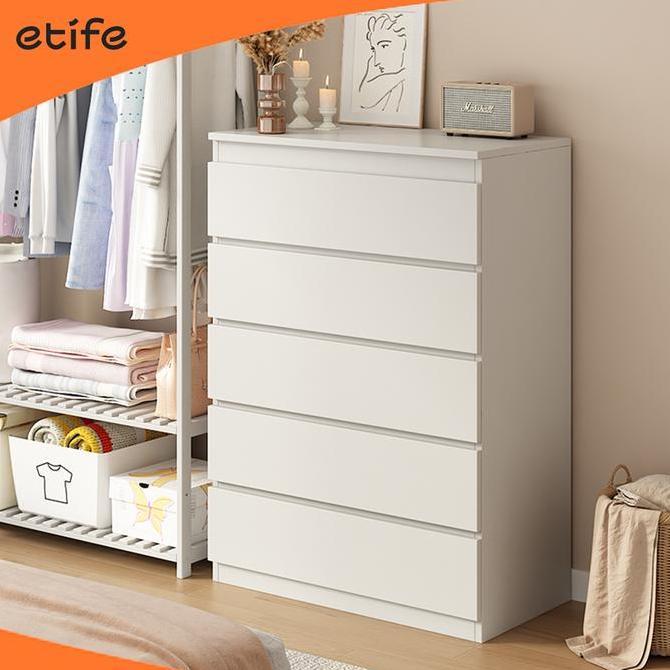 Etife Lemari Laci Kayu / Tempat Penyimpanan Minimalis / Lemari Laci / Lemari Laci Serbaguna / Laci S