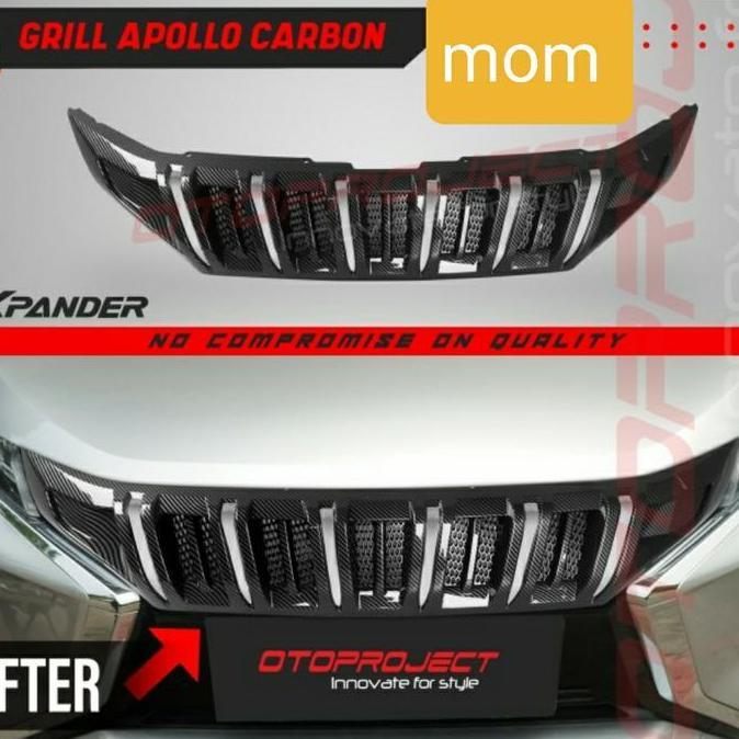 Front Grill / Grille Depan Carbon Otoproject Xpander
