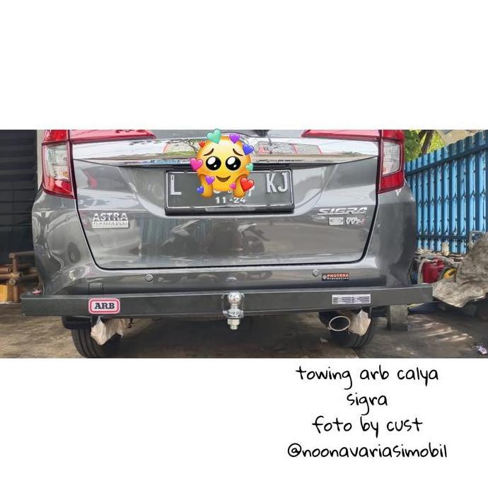 towing bar towing arb calya sigra bumper arb calya sigra bemper mobil
