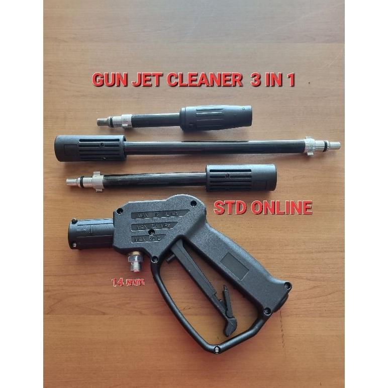 Gun jet cleaner 3 in 1 stik gun utk steam high pressure  stik cuci steam listrik