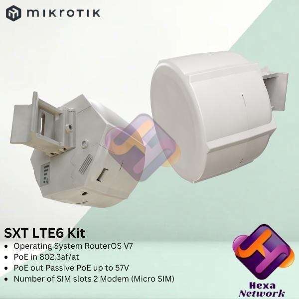 Mikrotik Sxtr&Fg621-Ea | Embedded Lte Client Sxt Lte6 Kit | Sxt Lte 6 Kit New Best Quality 100% Orig