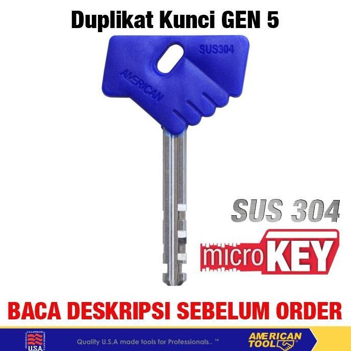 Faminuyi - Duplikat Kunci Gembok American Secure Gen 5 (Baca Deskripsi)
