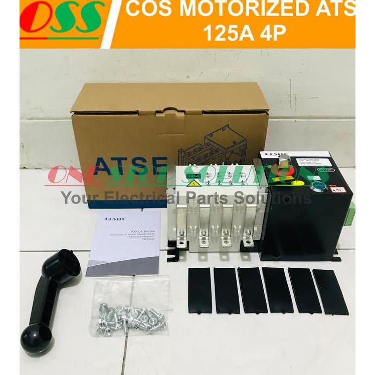 Promo COS MOTORIZED ATS 125A 4P ATS UNIV UNIV-125A UNTUK PANEL ATS AMF Diskon