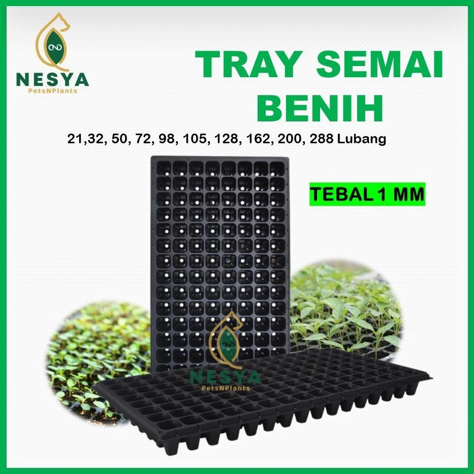 Bisa Cod Ya Kak Tray Trai Semai Pot Tray 4 32 50 72 98 105 128 162 200 288 Lubang - Tray Semai ,,,