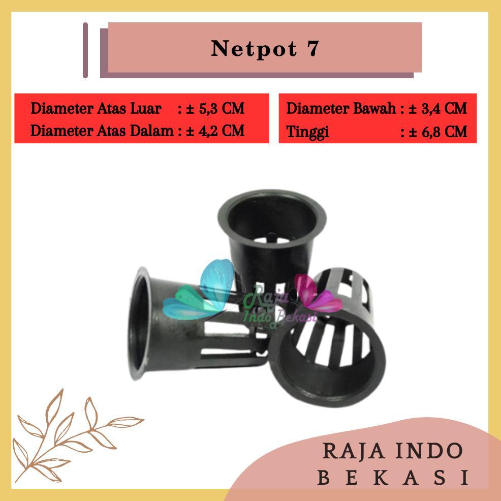 Bisa Cod Ya Kak Netpot 7Cm Tinggi Hitam Diameter 5Cm Tebal - Netpot 7 Cm Hidroponik Grosir Murah - N