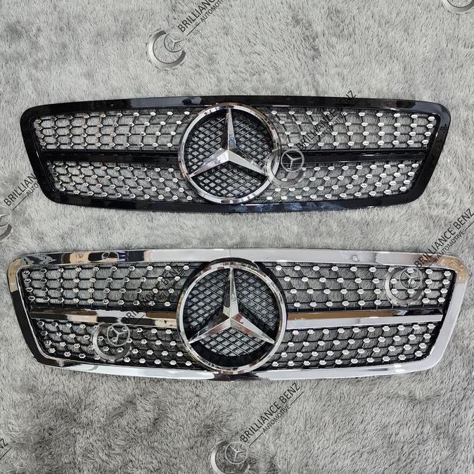 Grill Diamond Mercedes W203 C200 C230 C240 2000-2007 Grille Amg W203