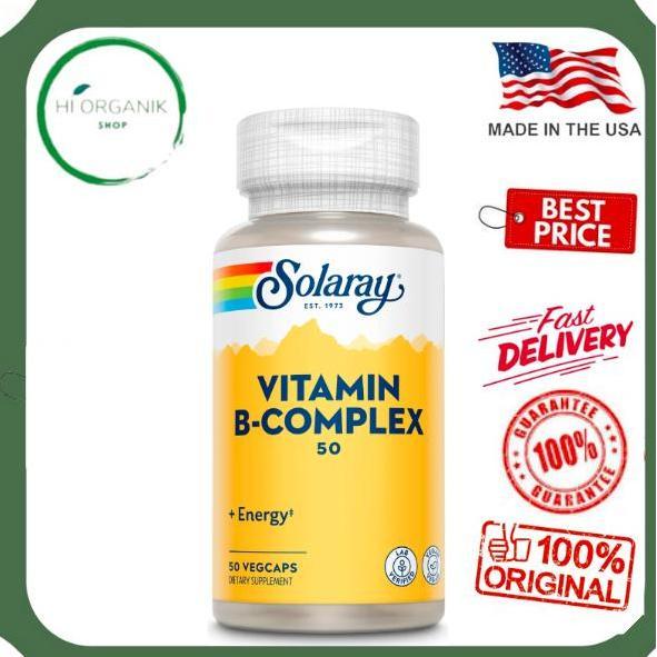 Solaray Vitamin B Complex 50 Mg 50 Veg Caps Original
