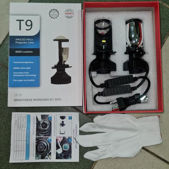 DUDLEY Y6 Lampu led lensa projector H4