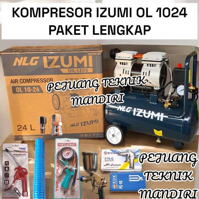 BEAM IZUMI OL 1024 KOMPRESOR ANGIN 24L / AIR COMPRESOR 1HP IZUMI OL1024