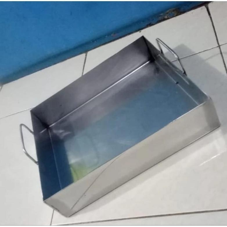 Bisa Cod Wajan Donat Stainless Steel / Wajan Kotak Stainless Serbaguna ||