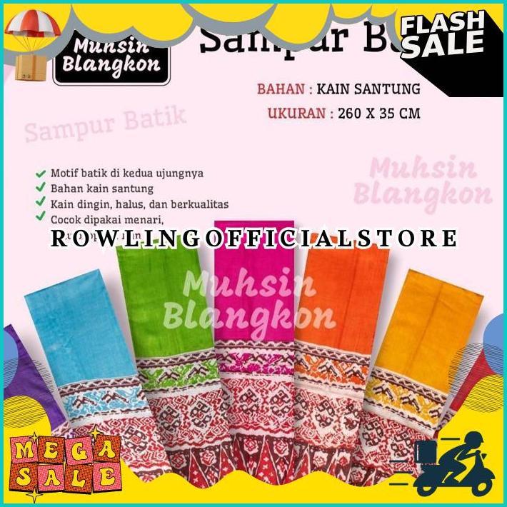 Sampur Tari Batik / Selendang Menari / Accesories Menari / Selendang Tari COD