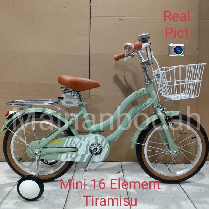 Termurah Sepeda Anak Perempuan 16 Inch Element Tiramisu Sepeda Mini 16 Element Tiramisu