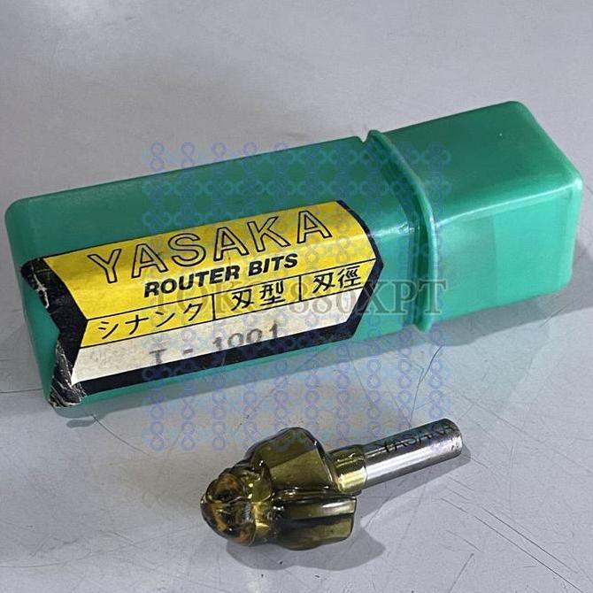 Kualitas terbaik] Mata Profil 305-021 T1001 Router Bit Cove 1/4" Yasaka Japan