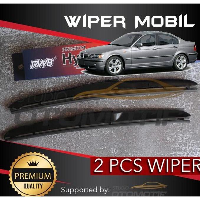 Murah WIPER BMW E46 22-20 2002 RWB HYBRID GRAPHITE / WIPER BMW E46 2 PCS Non COD