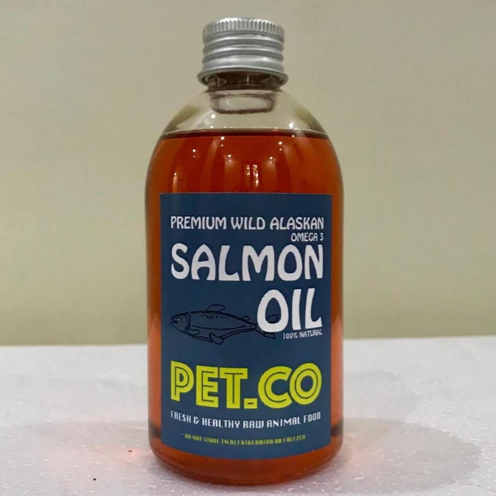 Wild Alaskan Salmon Oil Suplemen Vitamin Hewan