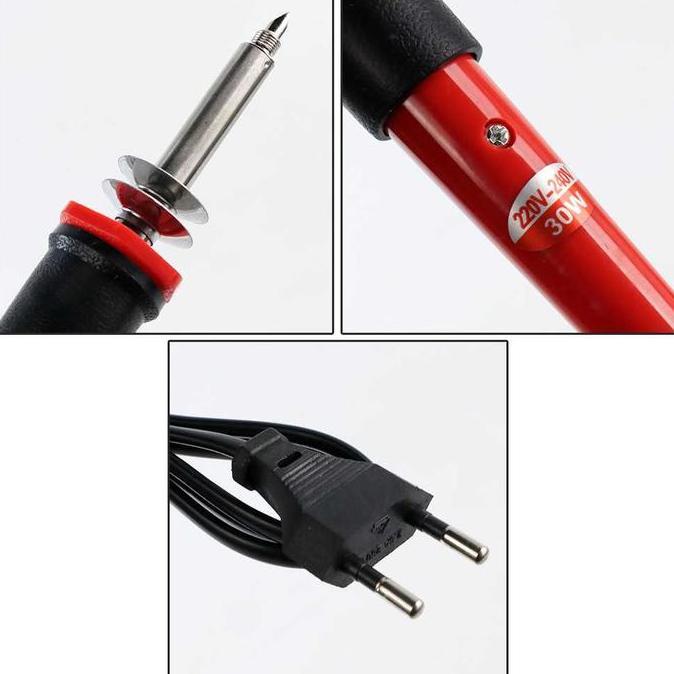 Solder Ukir Lukis Bakar Kayu Wood Carving Burning Pyrography Pen Set 5 Mata