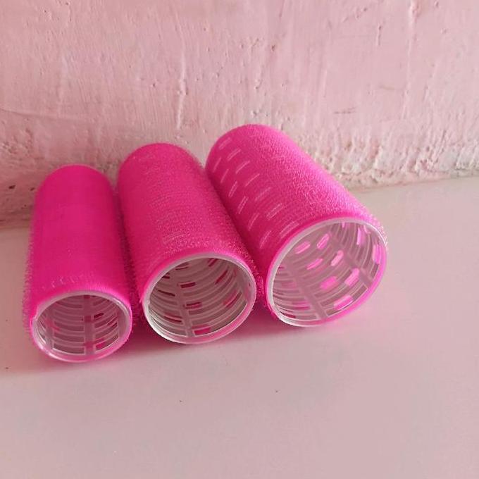 roll rambut isi 3/ roll rambut jumbo/ roll rambut besar/ rol rambut sedang/ penggulung rambut/ penge
