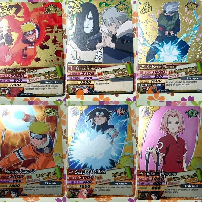 kartu naruto narutimate ninja fight versi 2 SILVER - SPECIAL - GOLD DISKON