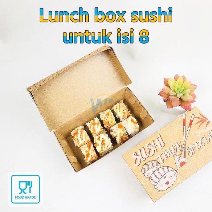New- Sushi box / Mika sushi / Box sushi / Tray mika sushi / Kotak sushi / Kemasan sushi / Dus sushi 