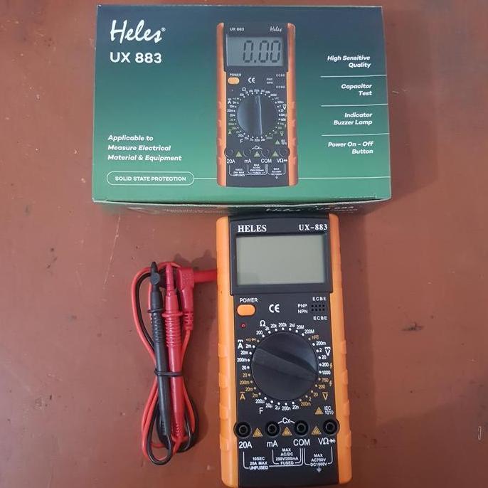 TERMURAH - Multitester Heles Digital UX 883/Avometer Digital Heles UX 883
