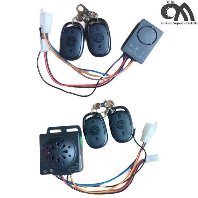 Alarm 48V-60V-72V untuk Sepeda Listrik & Motor Listrik