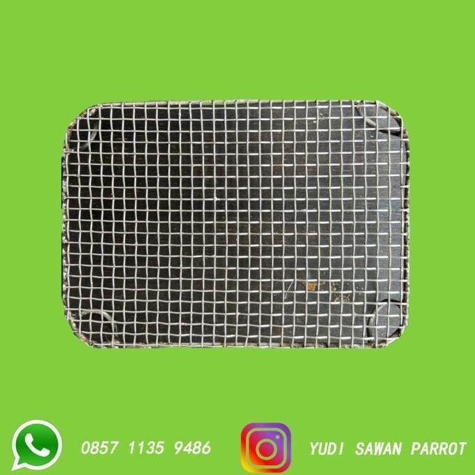 Alas Stainless Tatakan Baby Anakan Burung Macaw Conure Falk Kakatua