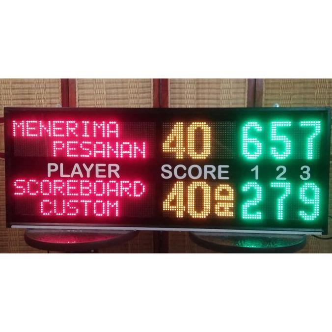 TERMURAH - Score Board Tenis Lapangan Papan Skor Digital Wireless Waterproof