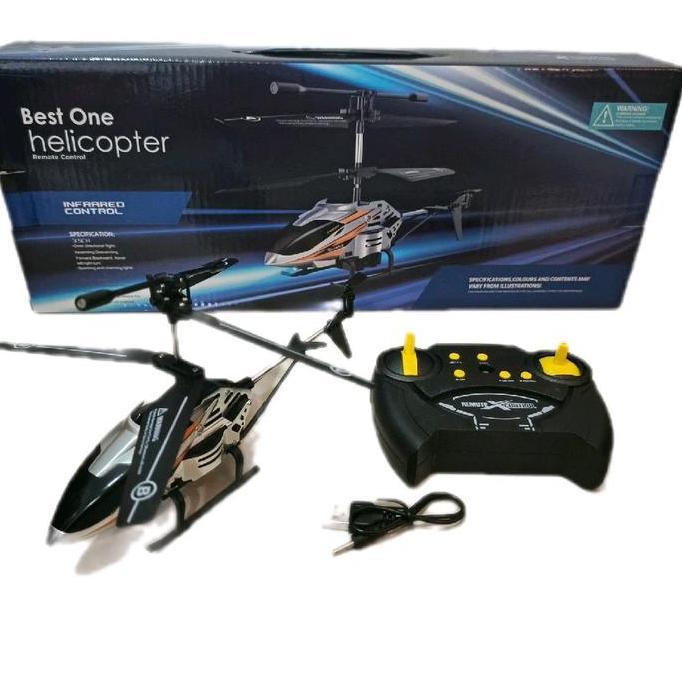 Rc Helicopter Helikopter 3.5 Channel Rangka Besi / Remote Control Helikopter Remot