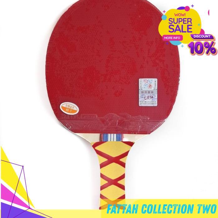 HAND GRIP SLEEVE BET PINGPONG TENIS MEJA X - YELLOW RED BY FATTASH COLLECTION TWO