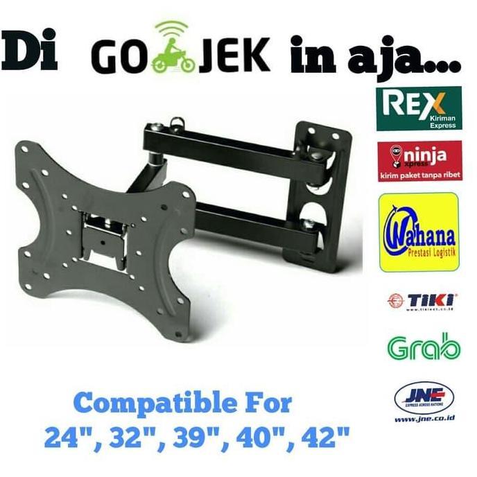 Bracket Breket Braket Tv Led Monitor 24Inc 32Inc 40Inc 43Inc