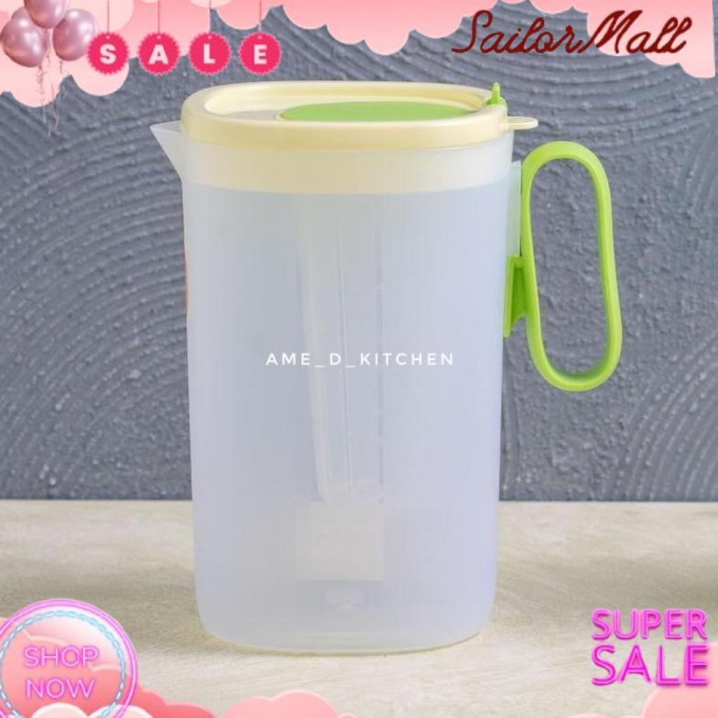 High Quality Teko Kan Air + Saringan Bening Tutup Hijau Kap 3042/ Kat 3043 Golden Sunkist