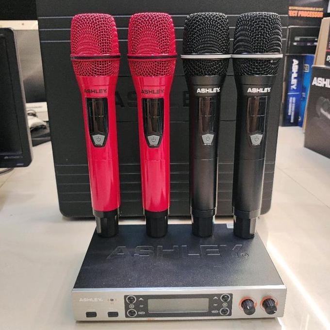 MIC WIRELESS ASHLEY COMBO FREE KOPER ANTI FEEDBACK
