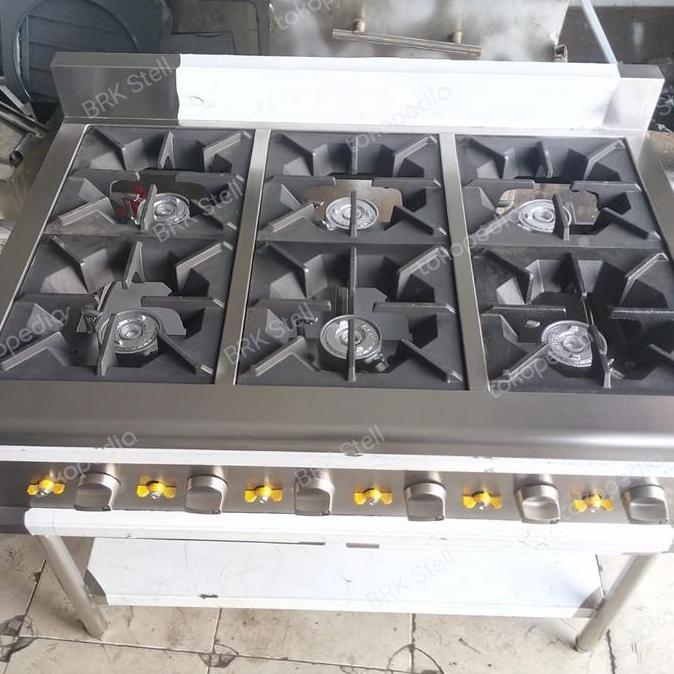 gas stove 6 Burner/kompor gas stove restoran