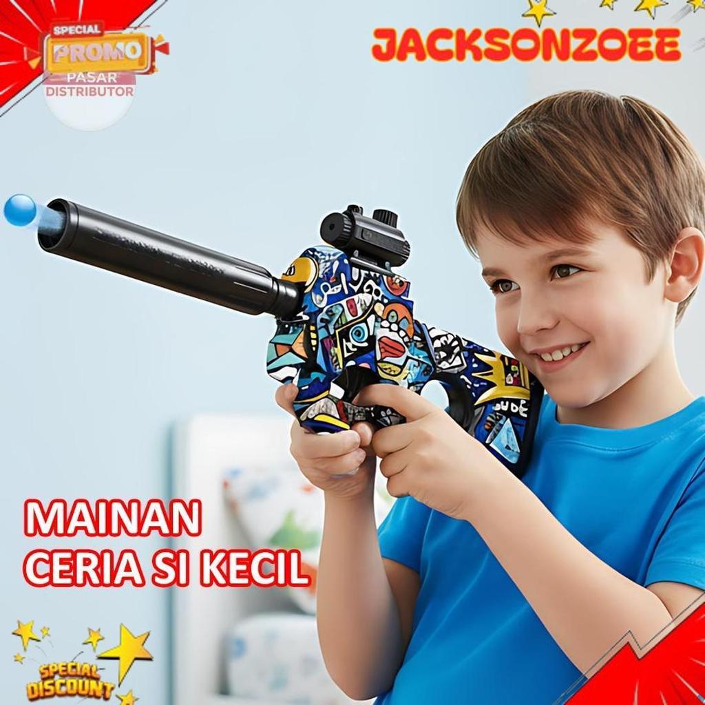 Murah Pasar Distributor Hero Sub Machine P90 Tsg-032 Mainan Tembakan P90 Elektrik Water Gel Blaster 