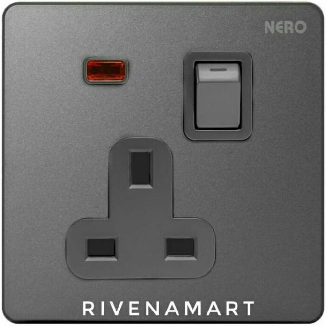 New- Nero Casa X2 Grey Stop Kontak AC X21311VD-GR