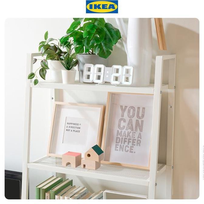 IKEA LERBERG Rak Serbaguna Minimalis Bahan Baja 60x148 cm - Putih
