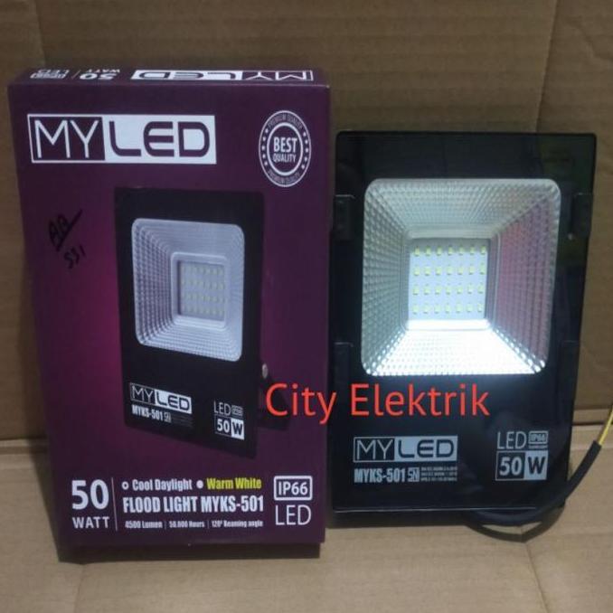 New- Lampu Sorot / Lampu 50 Watt MY LED ( Putih )