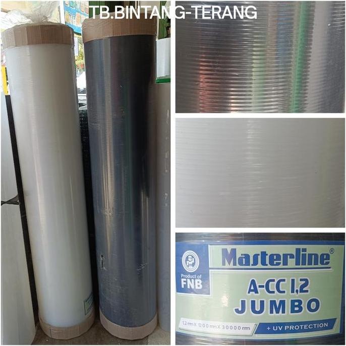 Fiber Pagar Tebal 1.2 Mm Lebar 120 Cm Motif Garis Pelapis Penutup Pagar Bagus Berkualitas