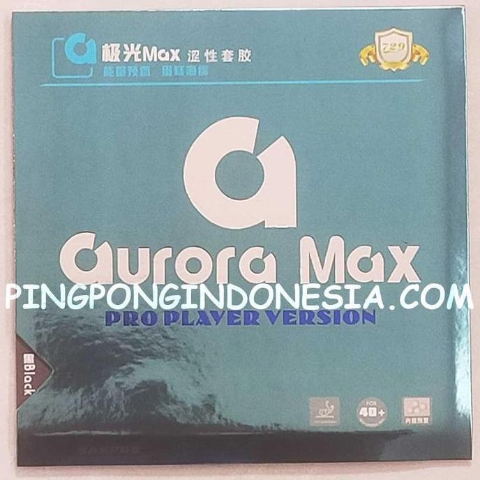 729 - Aurora Max - Karet Bet Pingpong Friendship RITC Rubber Tenis Mej CO