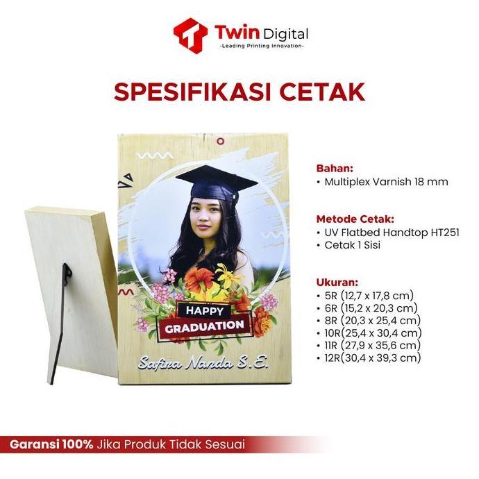 HADIAH CUSTOM FOTO KAYU PREMIUM - CUSTOM PRINT FOTO KAYU UV