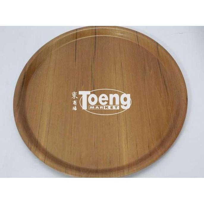 BAKI KAYU BULAT / NAMPAN BULAT DARI KAYU