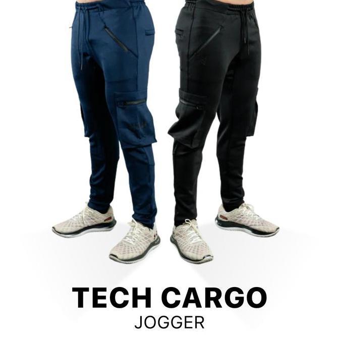 Atalon Tech Cargo Jogger - Celana Cargo Jogger Pants Training Gym Pria