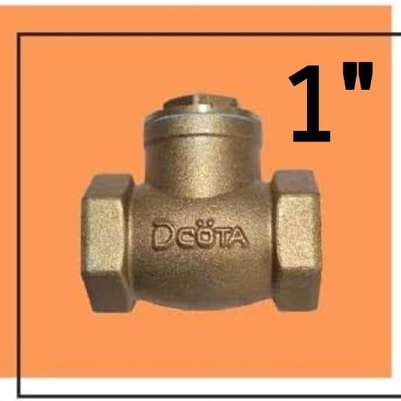 Check valve 1 inch Kuningan Swing check valve 1" kuningan